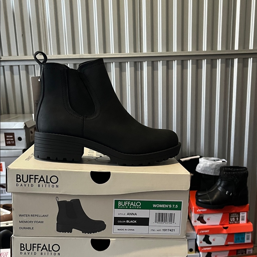 Buffalo David Bitton Women's Black Ankle Booties